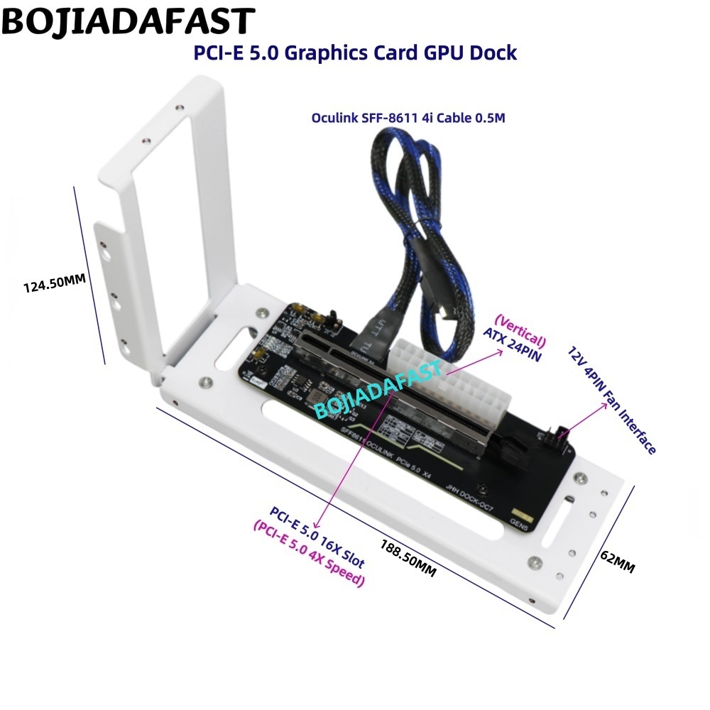 PCI-E 5.0 X4 OCuLink 외장 그래픽 카드 - Oculink Egpu Dock Graphics Card 리뷰 및 가격